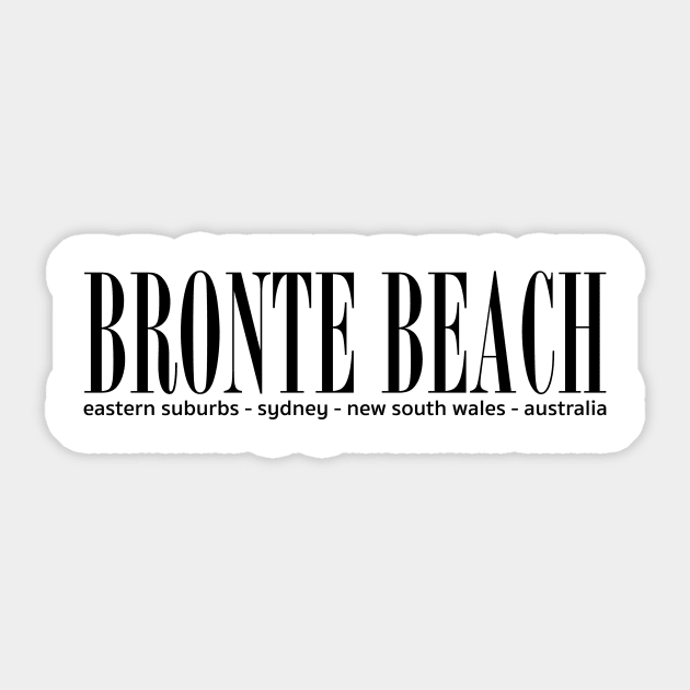 Bronte Beach Sydney Sticker by downundershooter